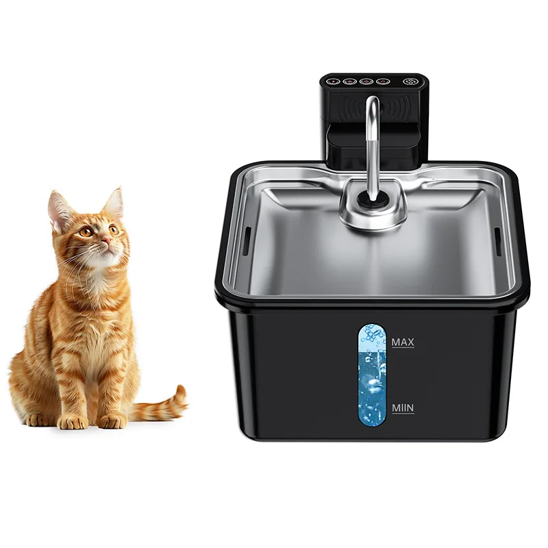 Smart wireless stainless steel pet fountain